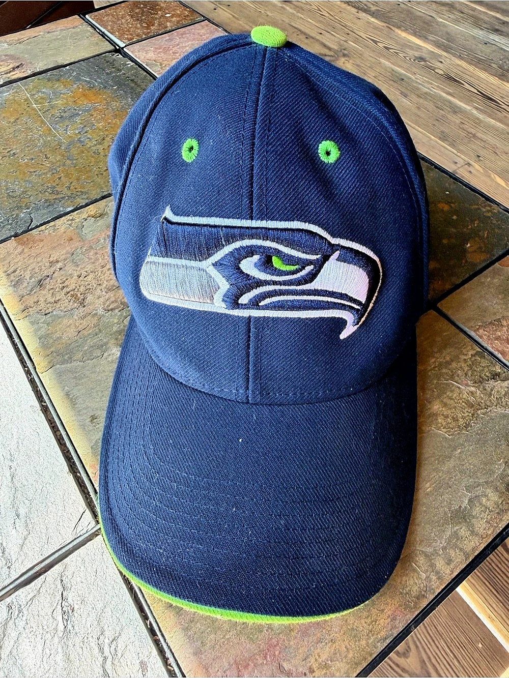 NFL Seattle Seahawks Blue & Green Cap embroidered and adjustable Strapback
